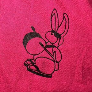 Vintage 90s Graphic T-Shirt Hot Pink AlliedSignal Single Stitch Made USA XL